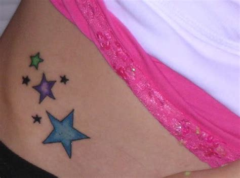 hip tattoos stars